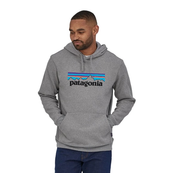 Patagonia Other - PATAGONIA P-6 LOGO UPRISAL Hoodie GRAY LONG SLEEVE Size Small